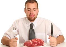 regras para seguir unha dieta de carne de proteína