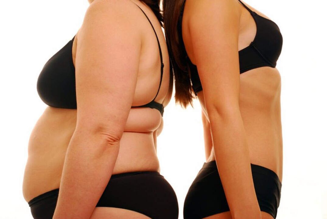 antes e despois de perder peso
