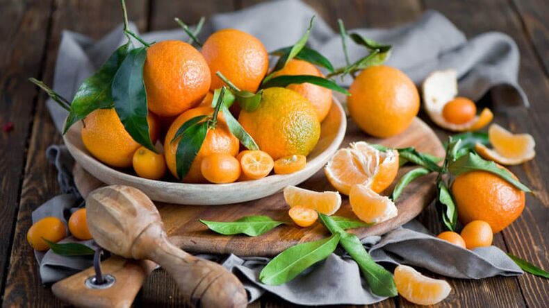 Con diabetes mellitus, non podes comer mandarinas. 