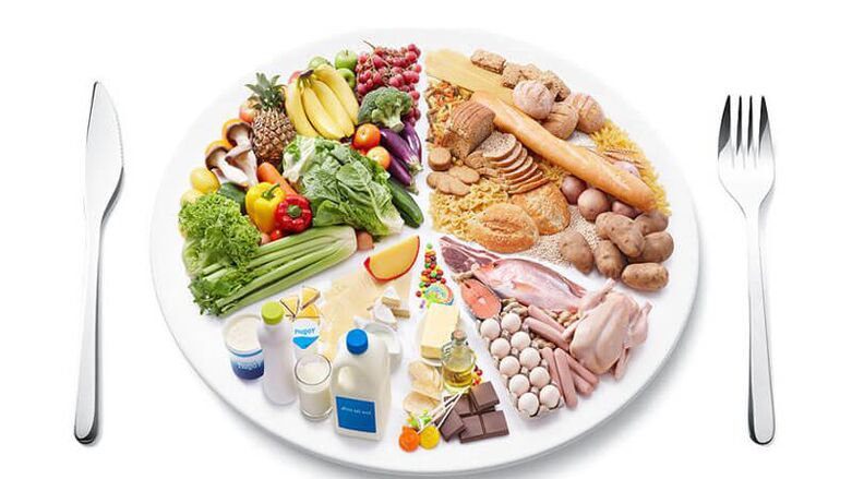 Distribución do consumo de alimentos na diabetes mellitus tipo 2